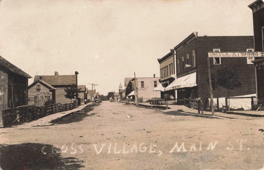 View of Main street as it was in the early 1900s
