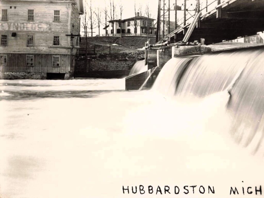 Mill dam at Hubbardston
