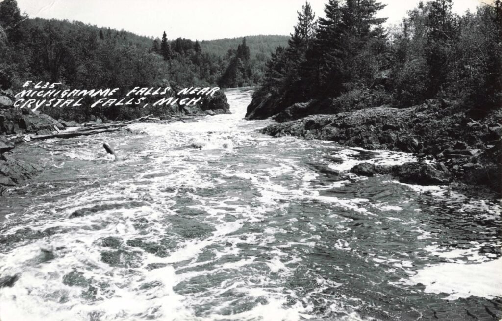 Michigamme Falls Near Crystal Falls, Mich.