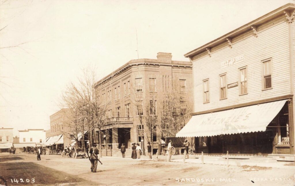 Sandusky's Main Street in the early 1900s