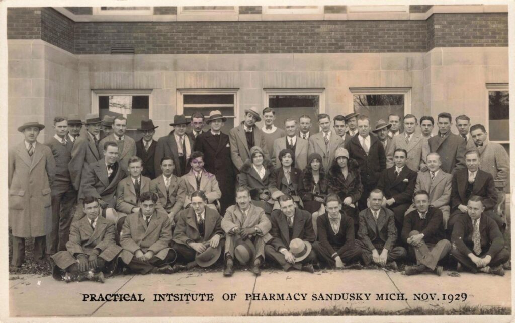 Practical Institute Of Pharmacy Sandusky Mich. Nov. 1929