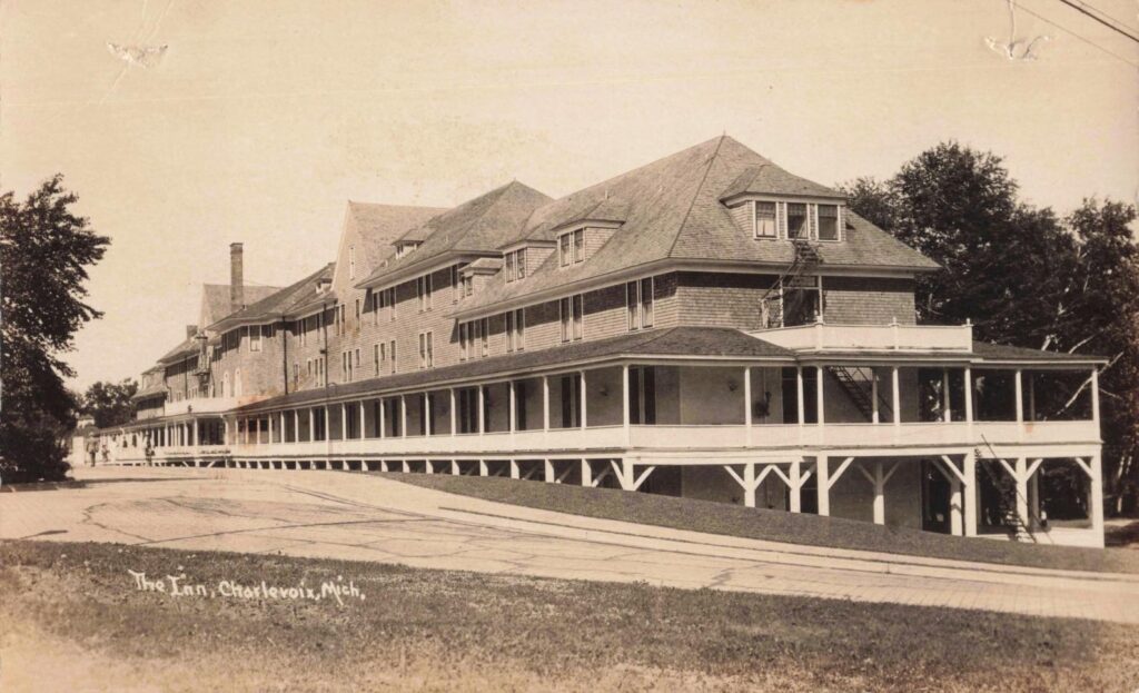 Historic inn in Charlevoix, Michigan