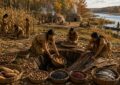 Autumn Harvest Along the River