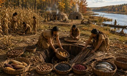 Autumn Harvest Along the River