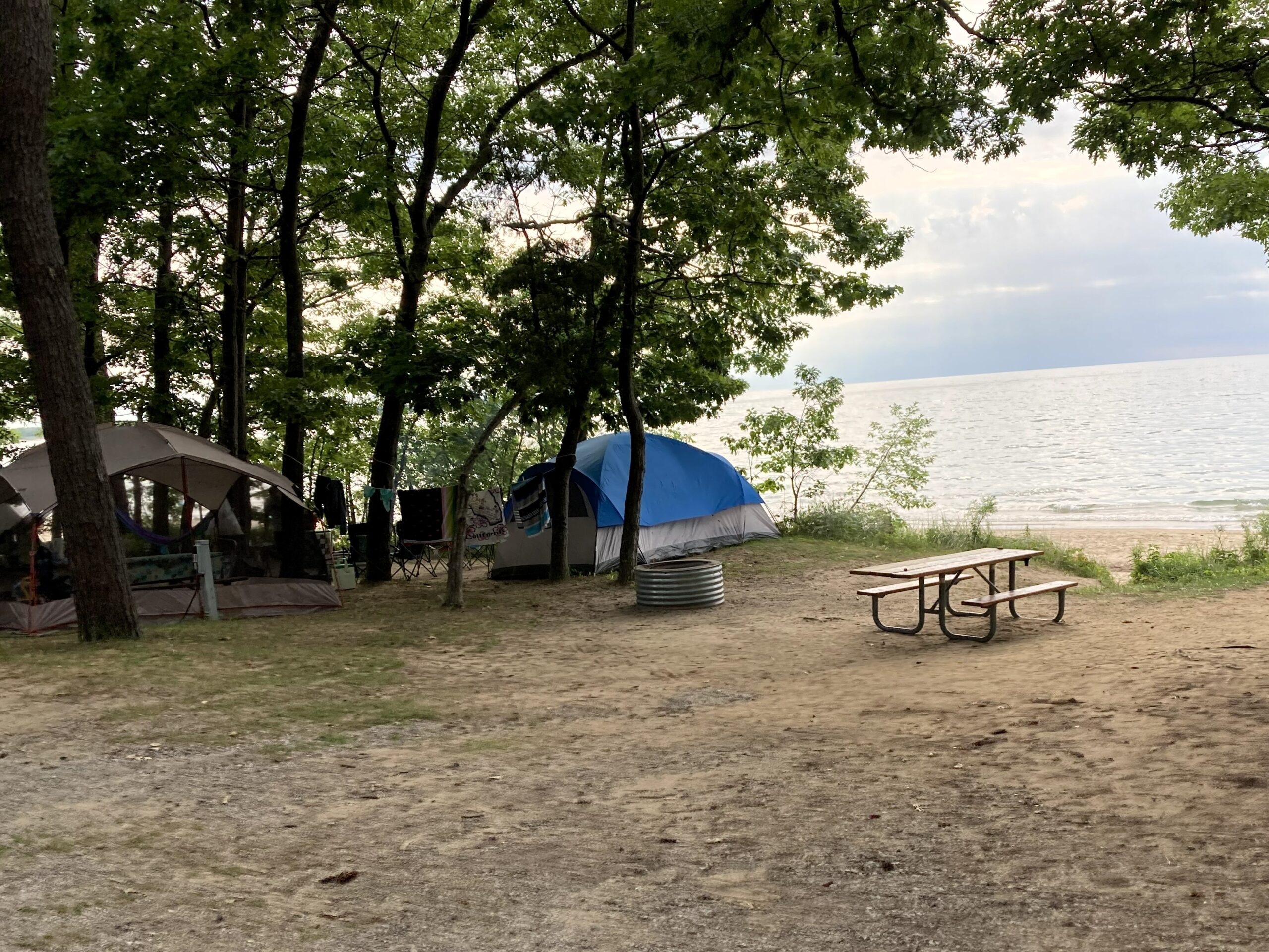 Camping On The Beach At Port Crescent State Park Scaled