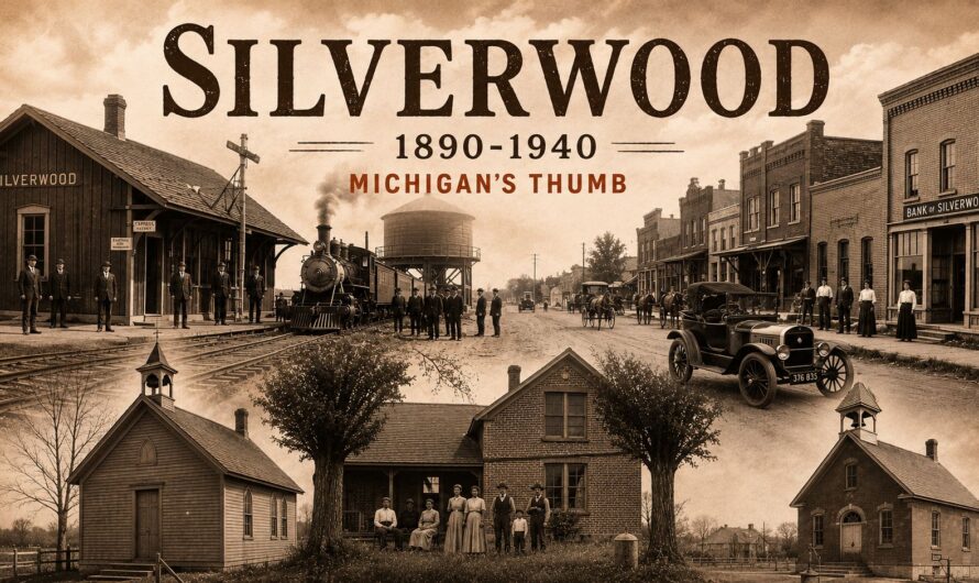 History of Silverwood Michigan – 12 Shots Of A Railroad Town Once Called Easy and Rollo
