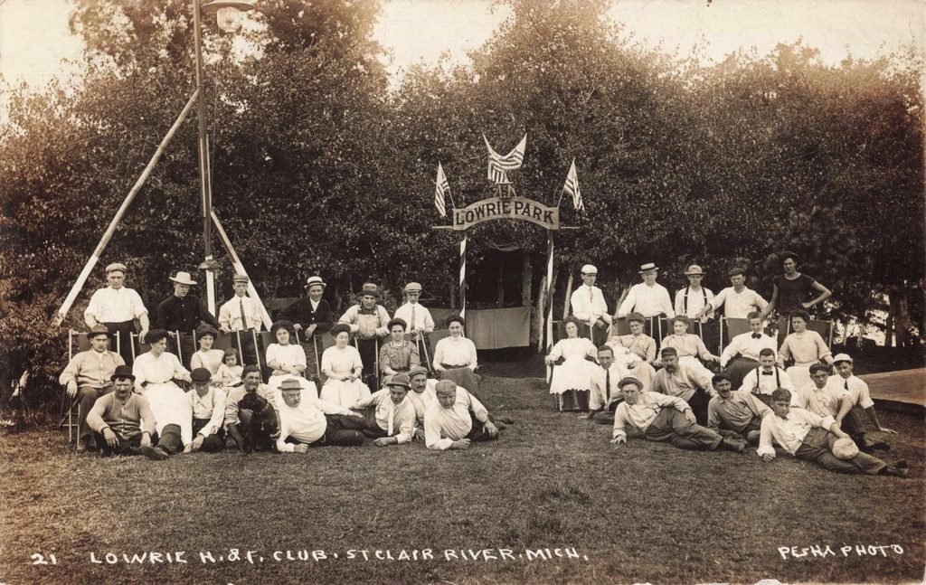 Group photo at Lowrie Park event