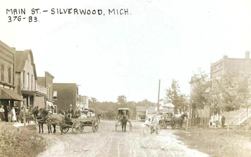 Main Street in Silverwood Michigan