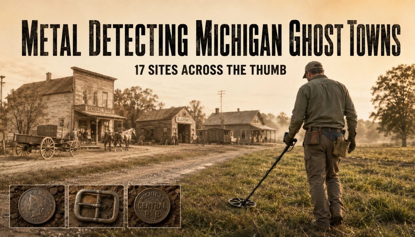 Metal detecting Michigan ghost towns