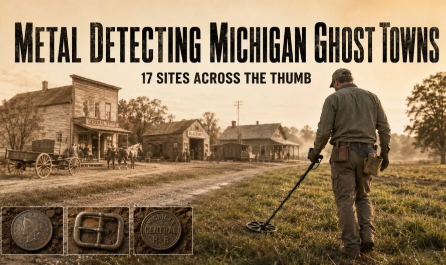 Metal Detecting Michigan Ghost Towns – 17 Sites in the Thumb and What May Remain