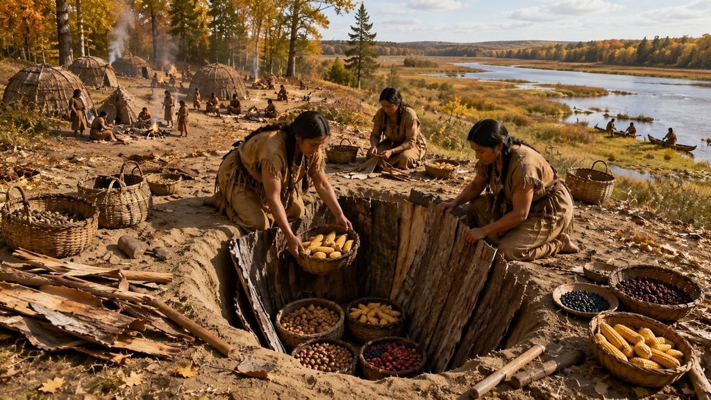 Riverside Autumn Harvest Village - Michigan Indigenous food caches