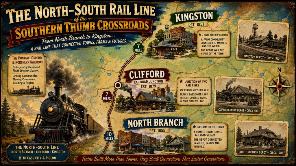 map of North Branch ? Clifford ? Kingston
