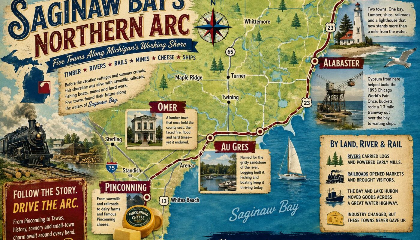 Saginaw Bays Northern Arc Map