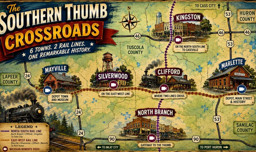 Michigan’s Southern Thumb Crossroads – Travel 6 Small Towns Built by Railroads, Farms and Fire