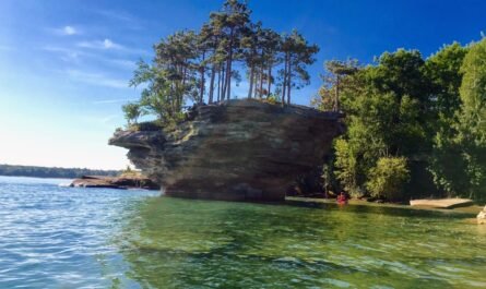 How to Visit Turnip Rock in Port Austin, Michigan