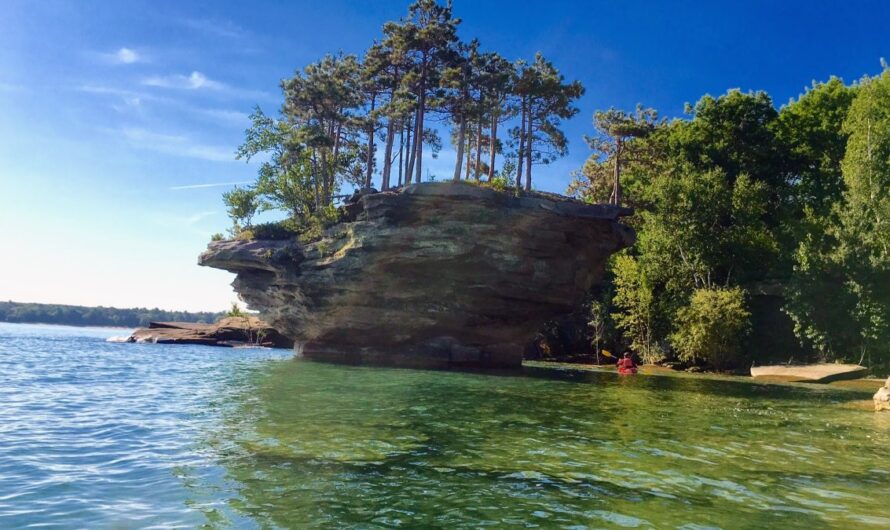 How to Visit Turnip Rock in Port Austin, Michigan