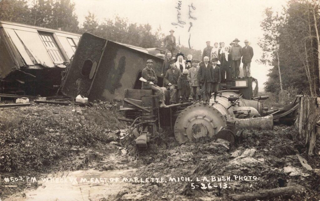 1913 Pere Marquette Train Wreck