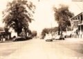 Vintage street scene in Flat Rock