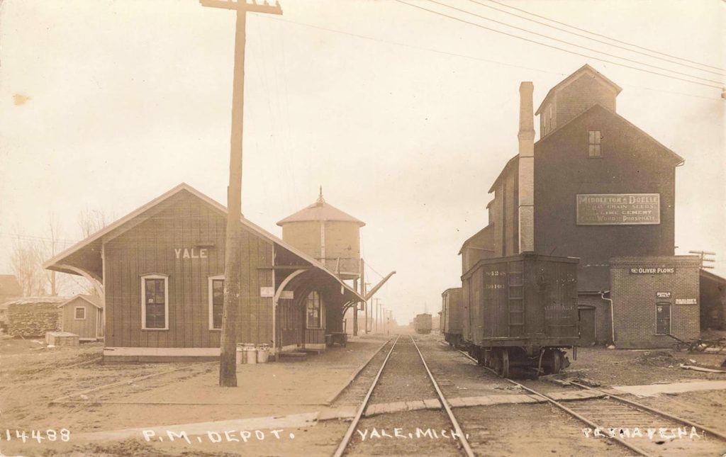 P. M. Depot. Yale, Mich