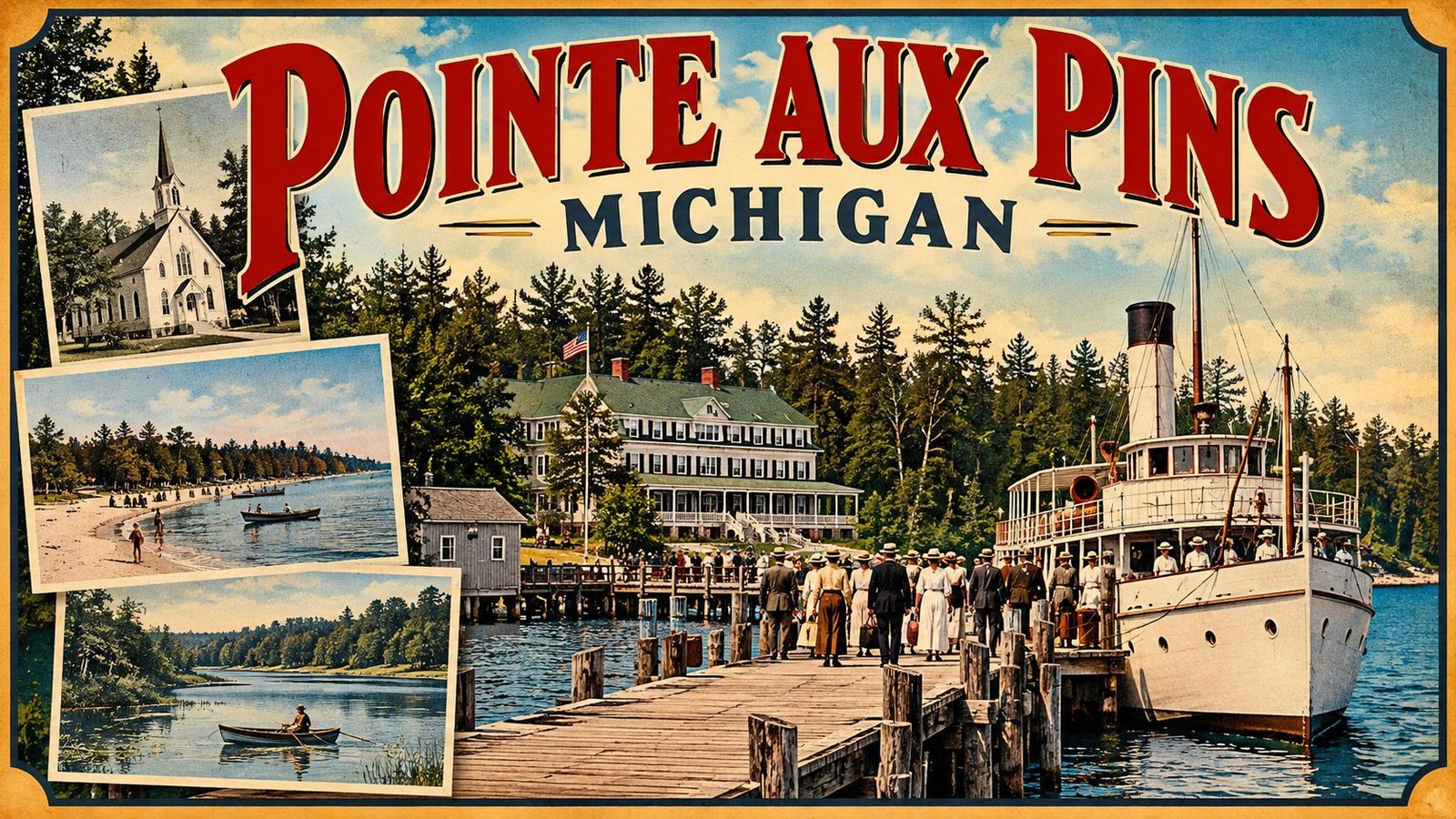 Featured Image for the History of Pointe Aux Pins