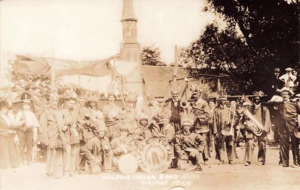 Walpole Indian Band, historical group photo