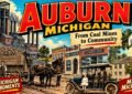 Historic Auburn, Michigan community scene