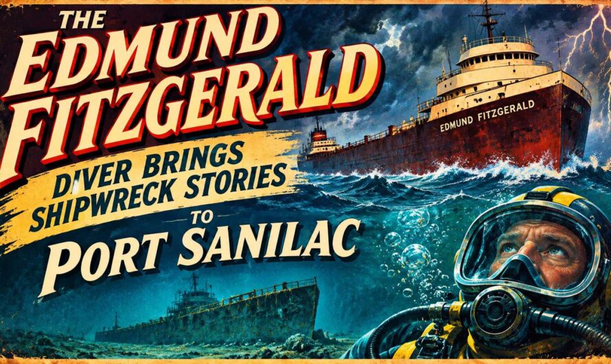 Port Sanilac Hosts Diver Who Visited Edmund Fitzgerald Shipwreck