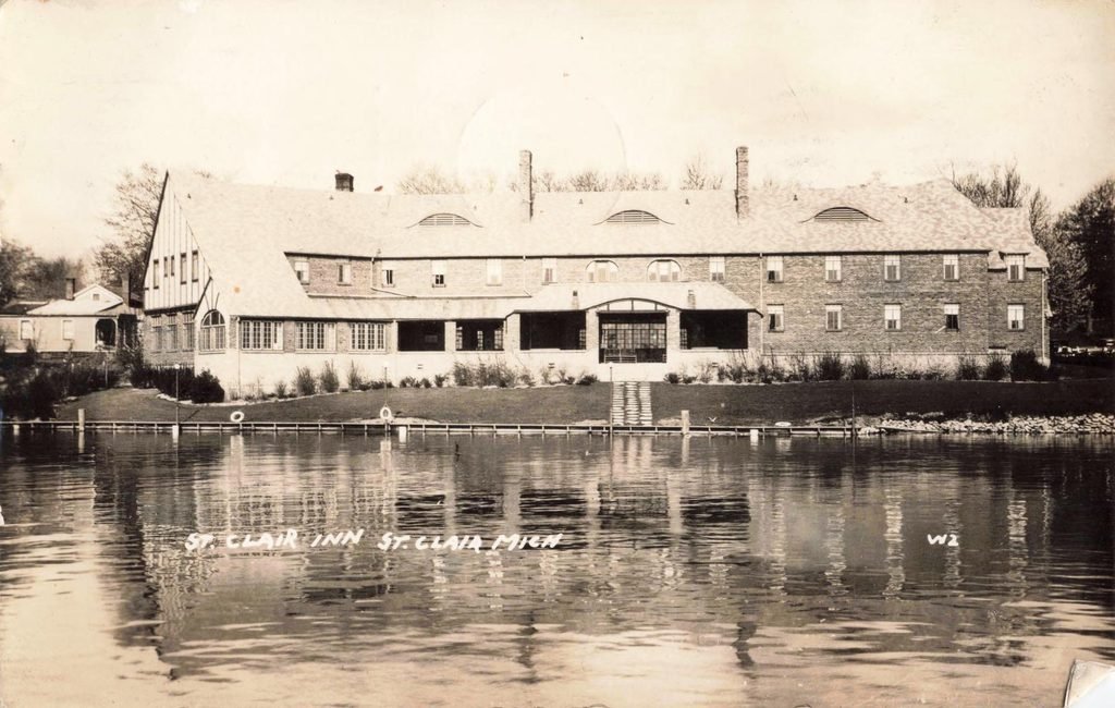 Historic inn by the water.
