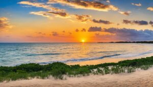 Beach in Lexington Mi
